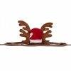 Czapka świąteczna / nauszniki dla konia Antler - QHP - red